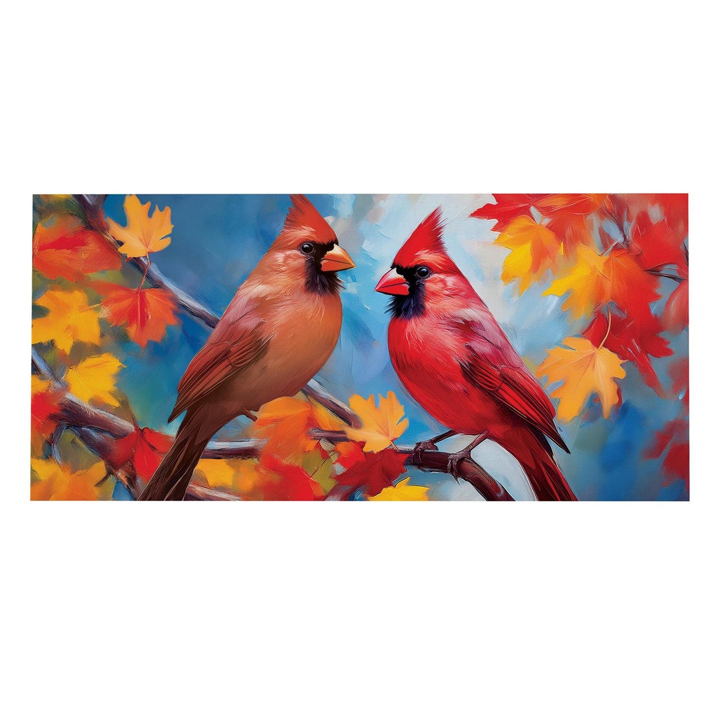 Sassafras Mat - Colorful Cardinal
