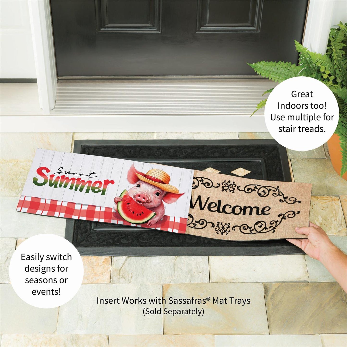 Sassafras Insert - Sweet Summer Piggy Watermelon