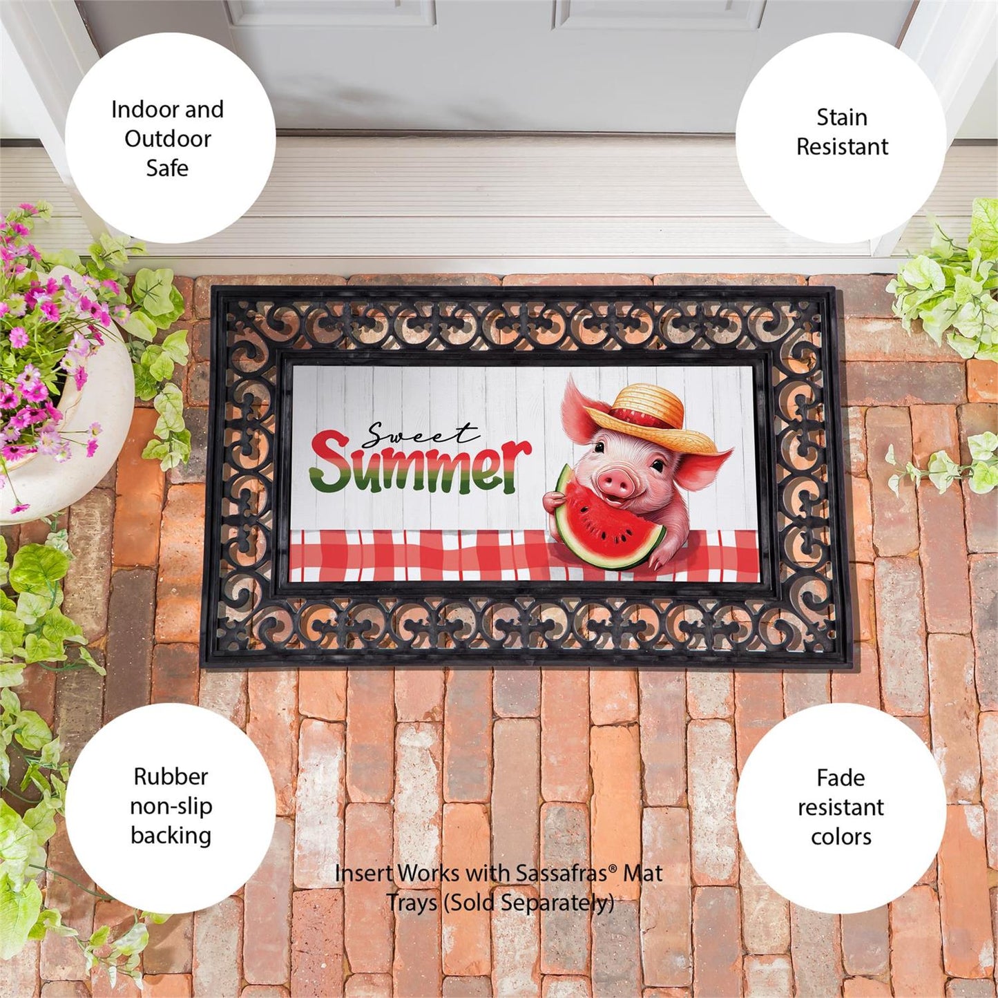 Sassafras Insert - Sweet Summer Piggy Watermelon