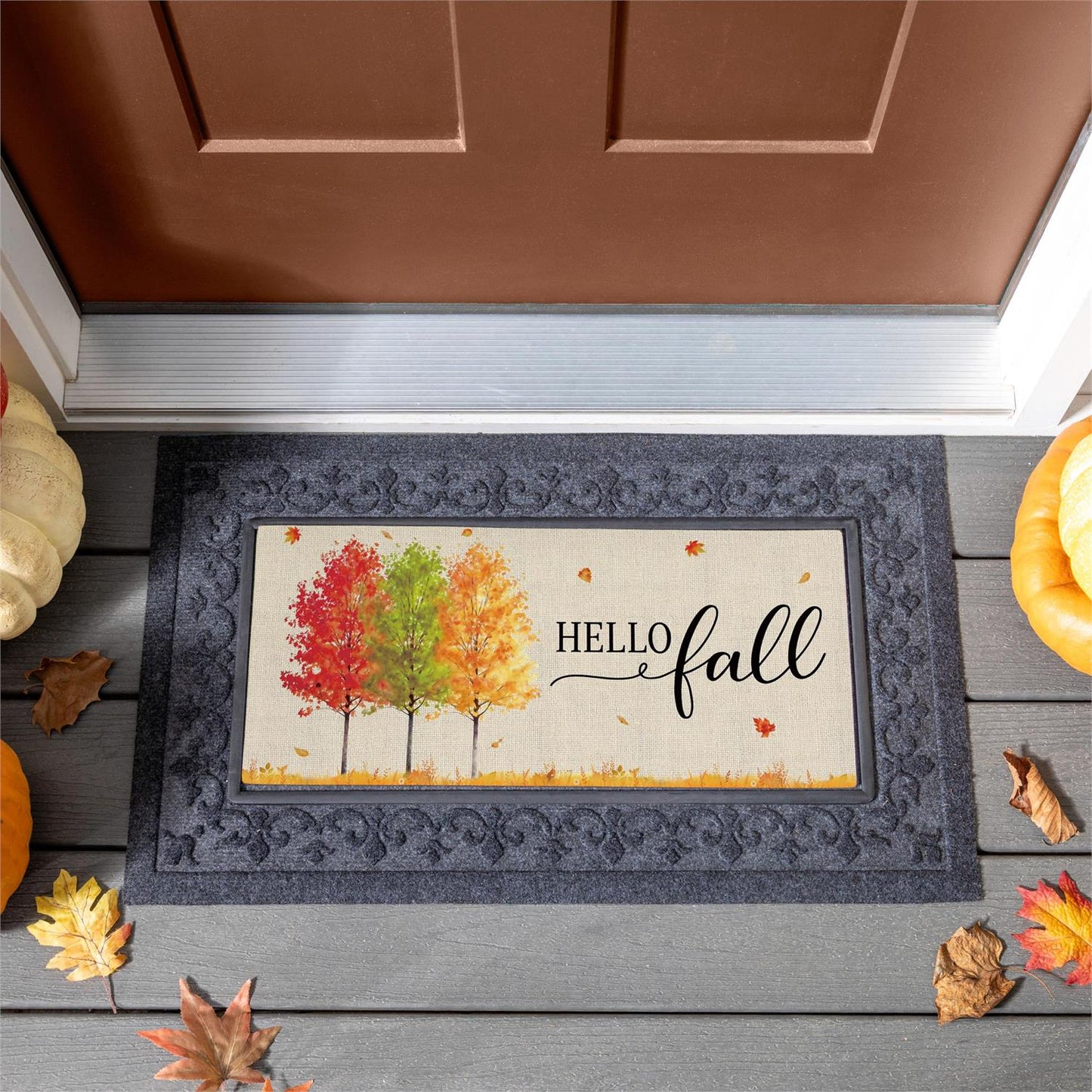 Sassafras Mat - Hello Fall Autumn Trees