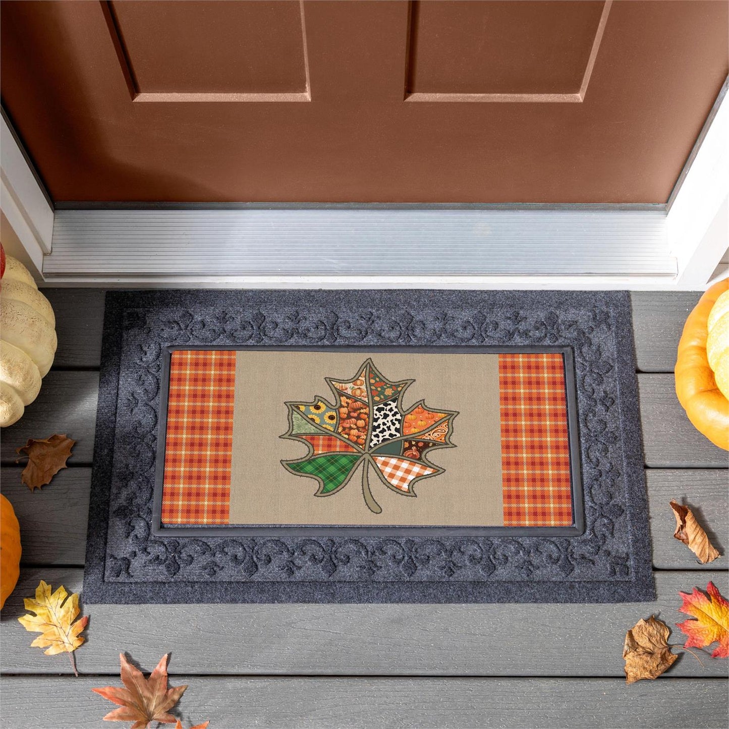 Sassafras Mat - Quilted Fall Leaf