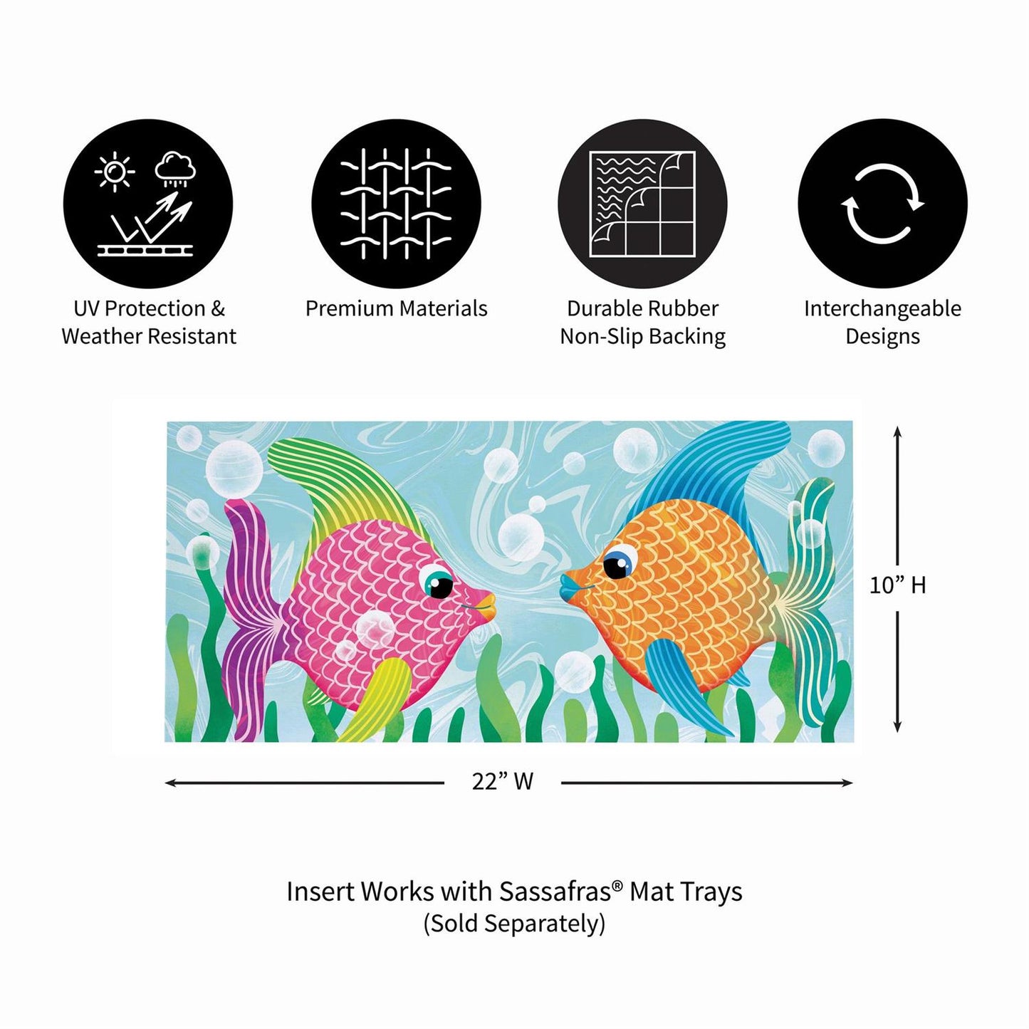 Sassafras Insert - Funky Tropical Fish
