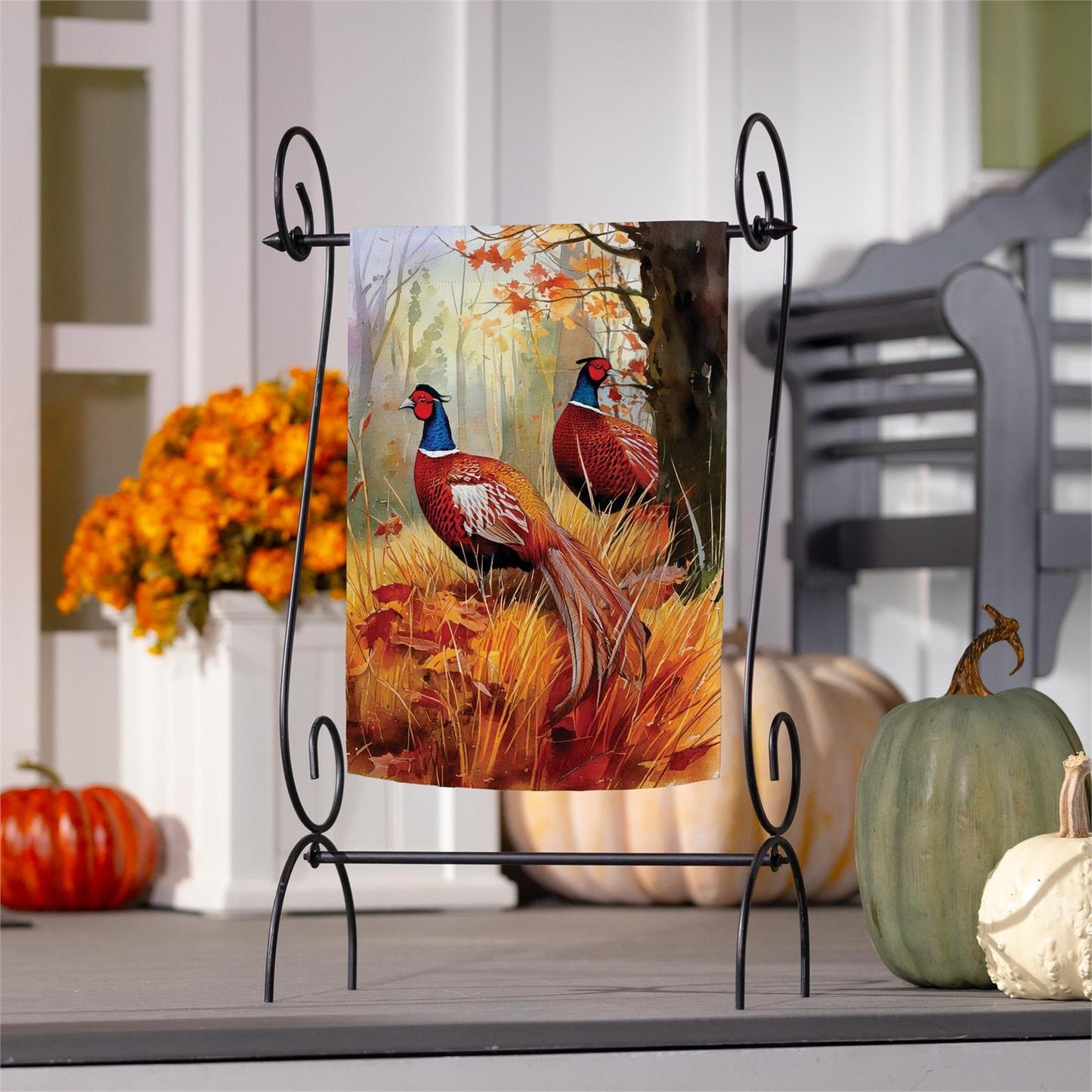Garden Flag - Forest Pheasants