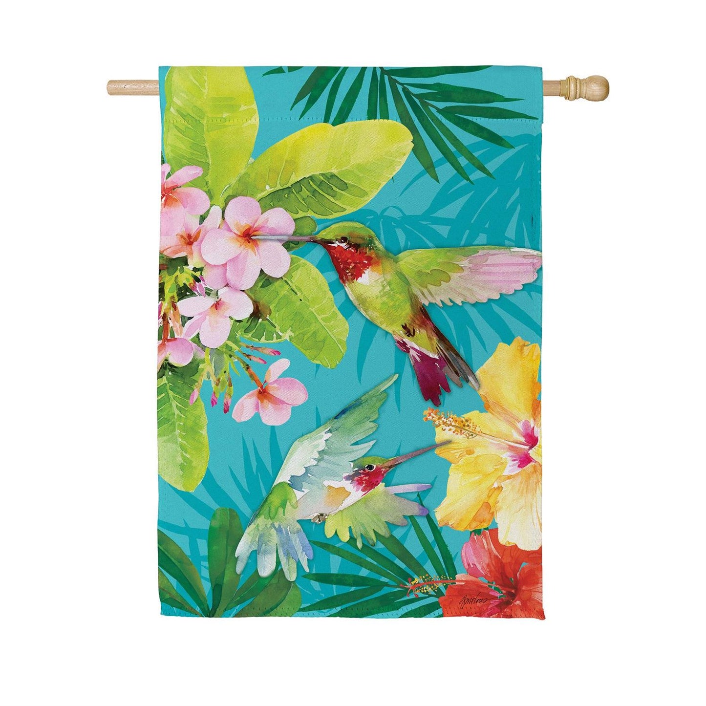 House Flag - Paradise Birds Suede