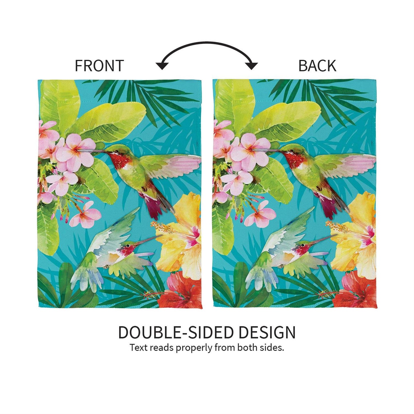 House Flag - Paradise Birds Suede