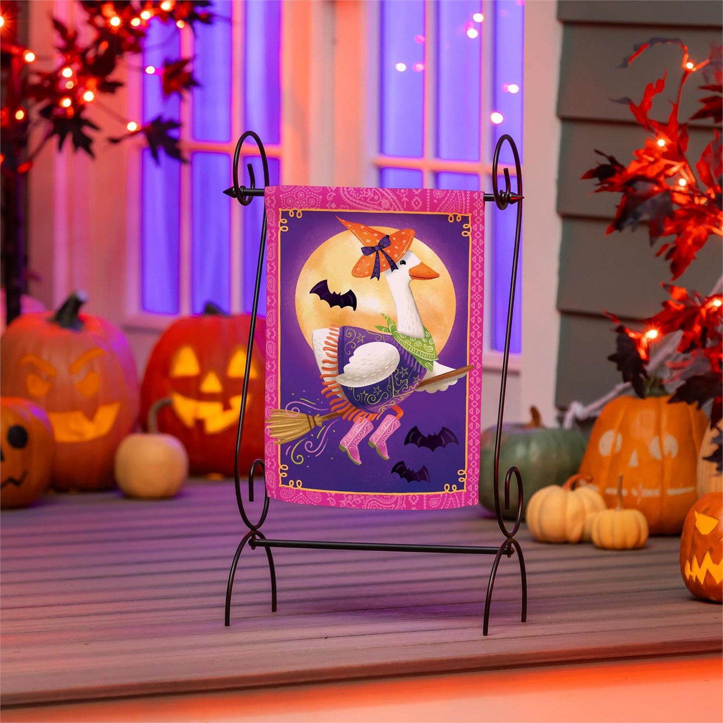 Garden Flag - Witchy Goose
