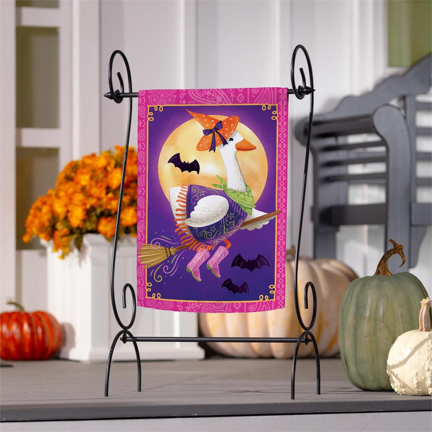 Garden Flag - Witchy Goose