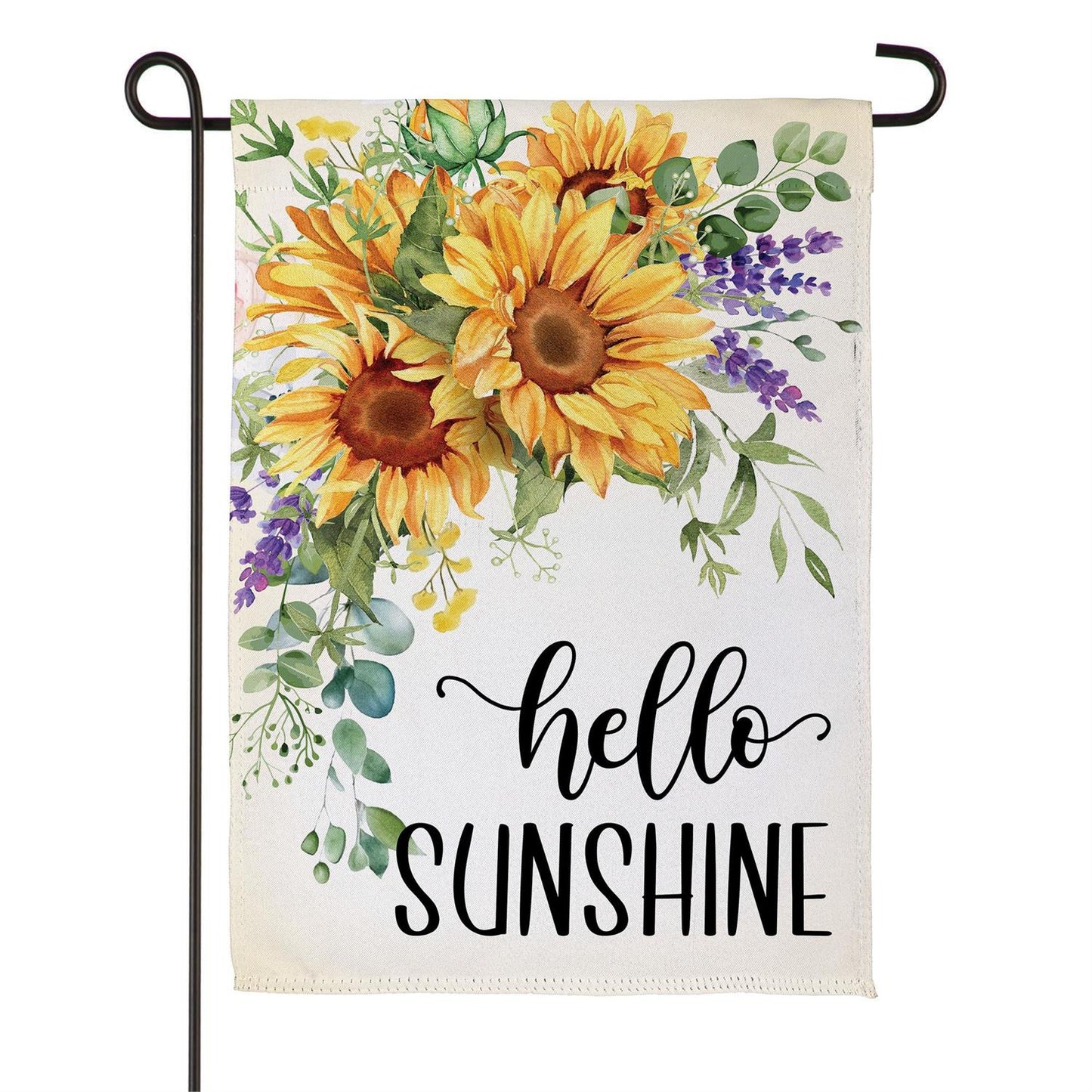 Garden Flag - Hello Sunshine Sunflower Suede