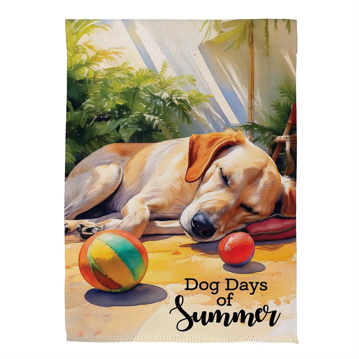 Garden Flag - Dog Days of Summer Suede