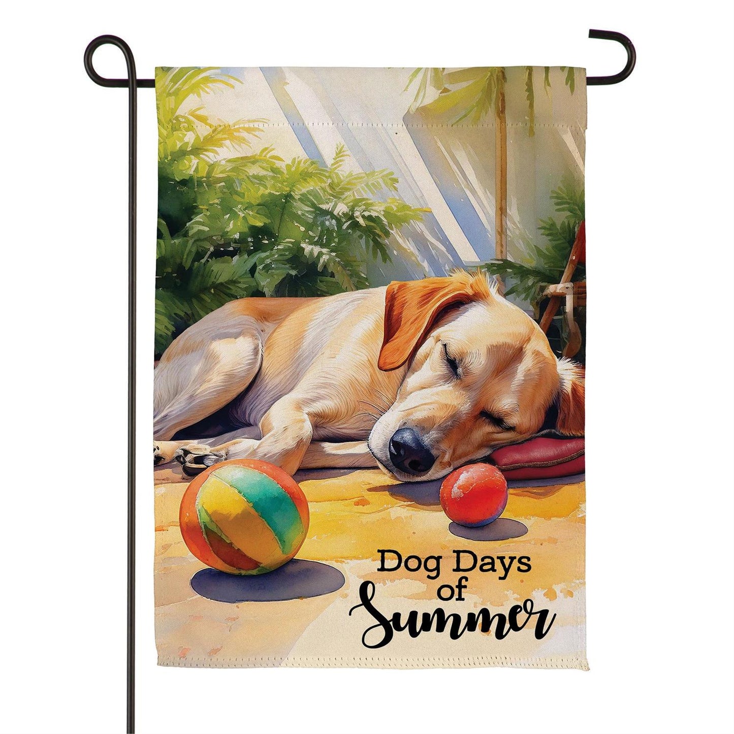 Garden Flag - Dog Days of Summer Suede