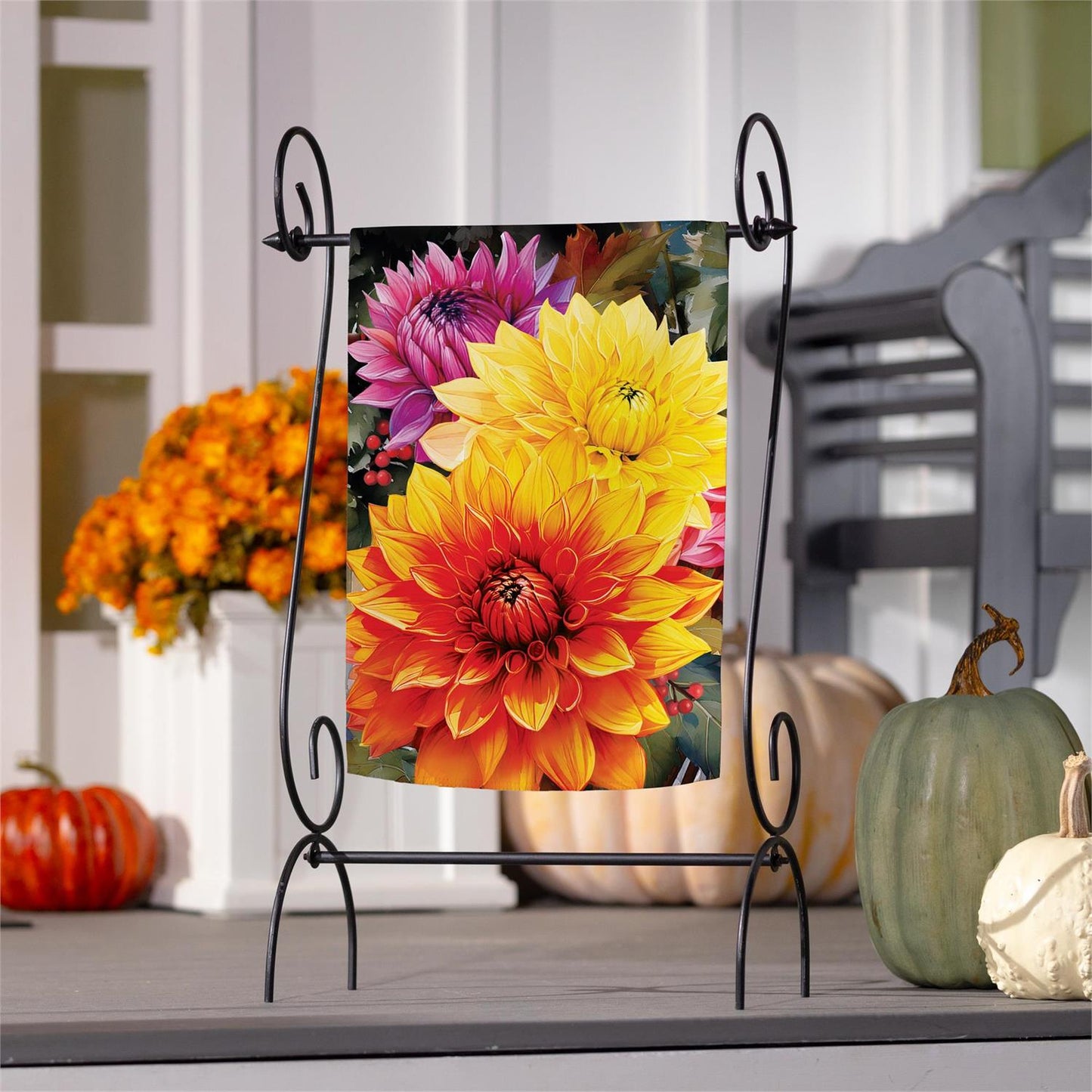 Garden Flag - Fall Mums