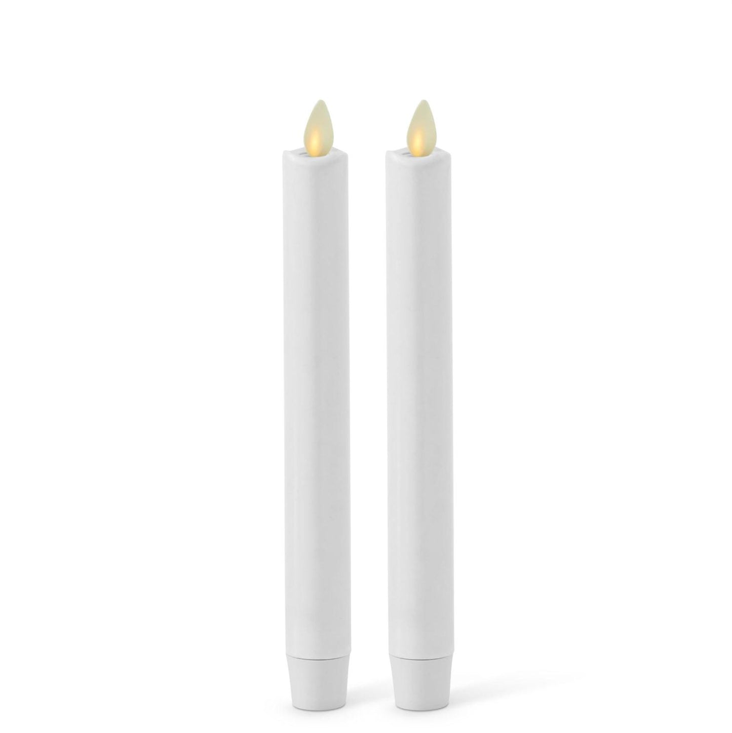 2pk 6" White Taper Luminara Candles