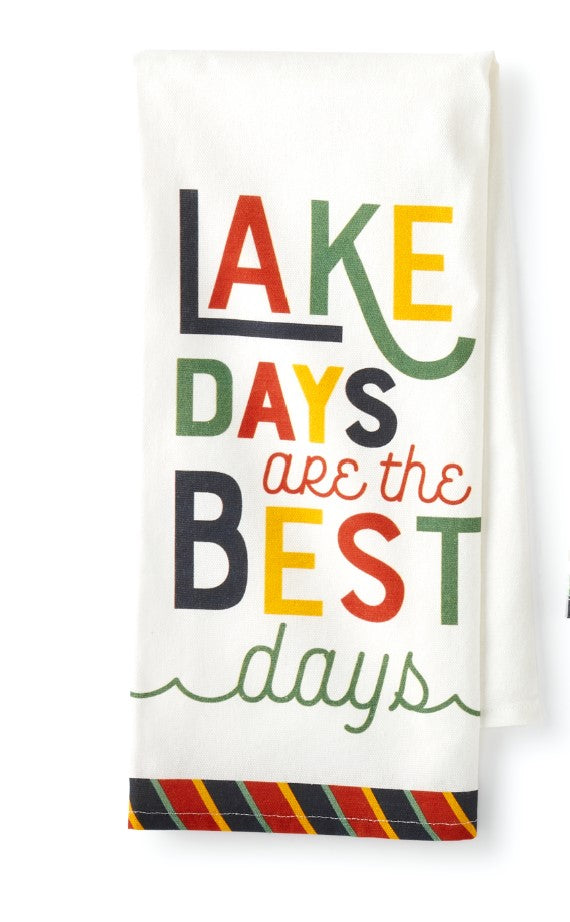 Tea Towel - Lake Days