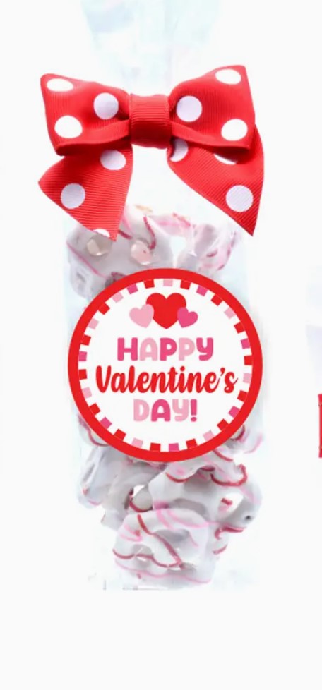 4oz Valentine Yogurt Pretzel Bag