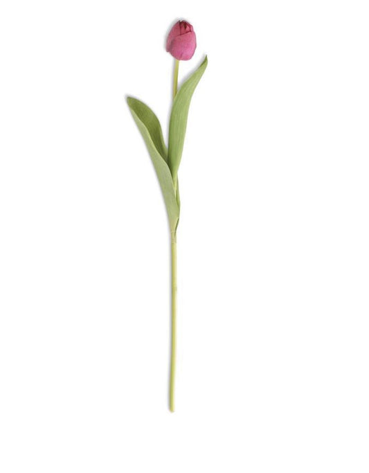 Real Touch Fuchsia Silk Tulip