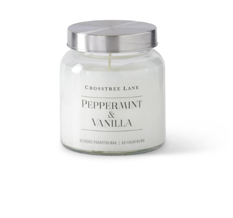 11oz Candle - Peppermint & Vanilla