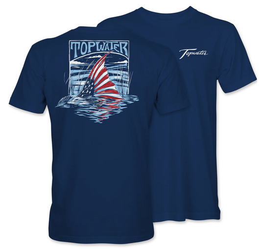 T-shirt - Tailing Redfish Flag