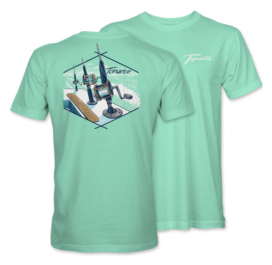 T-shirt - Reel Boat Mint
