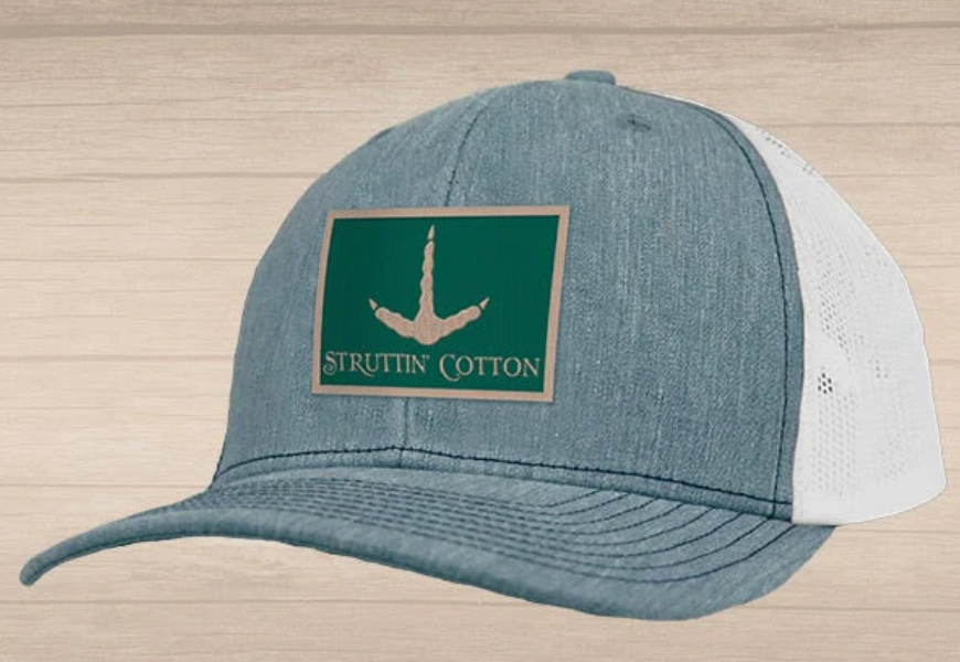 Hat - Turkey Truck Patch on Heather Grey