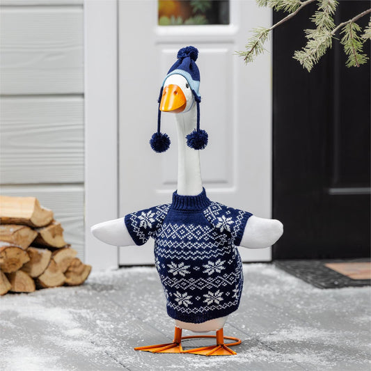 Goose Outfit - Blue Sweater