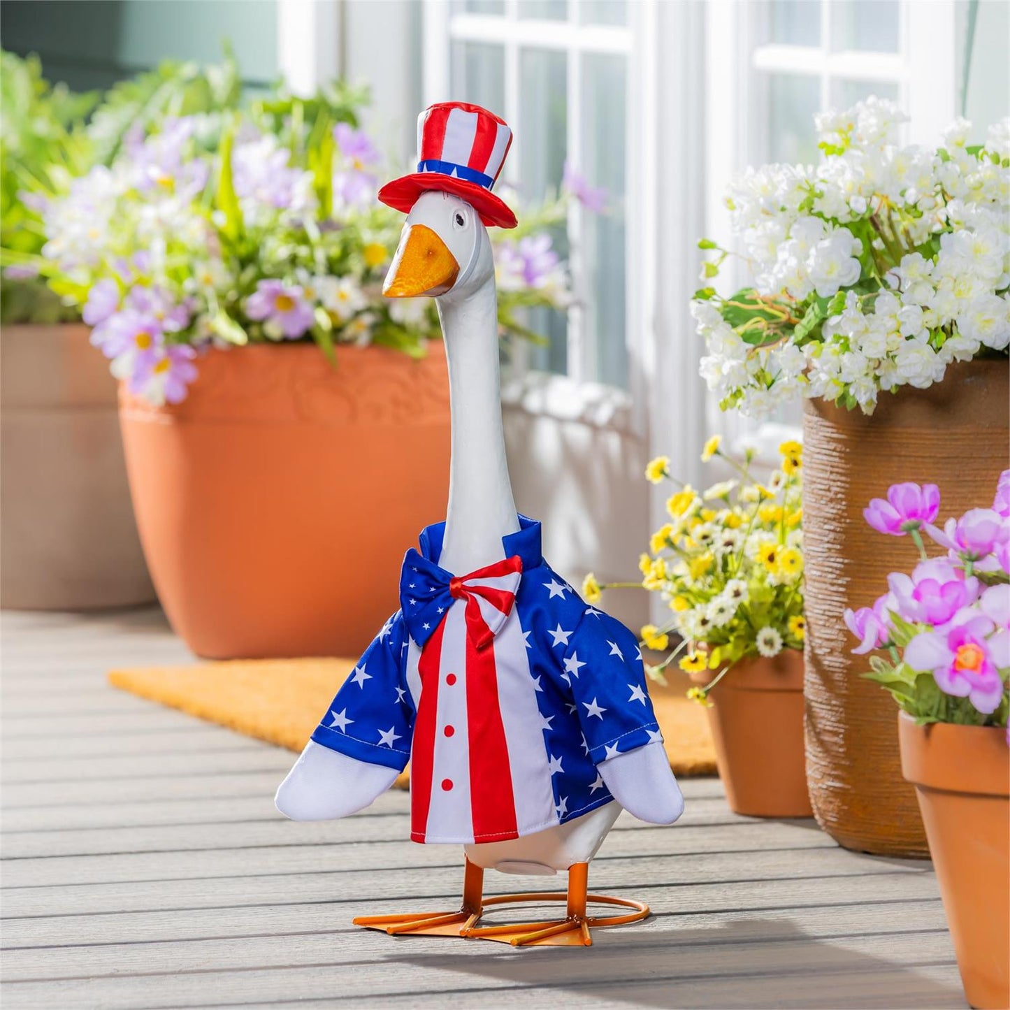 Porch Goose Outfit - Patriotic Suit
