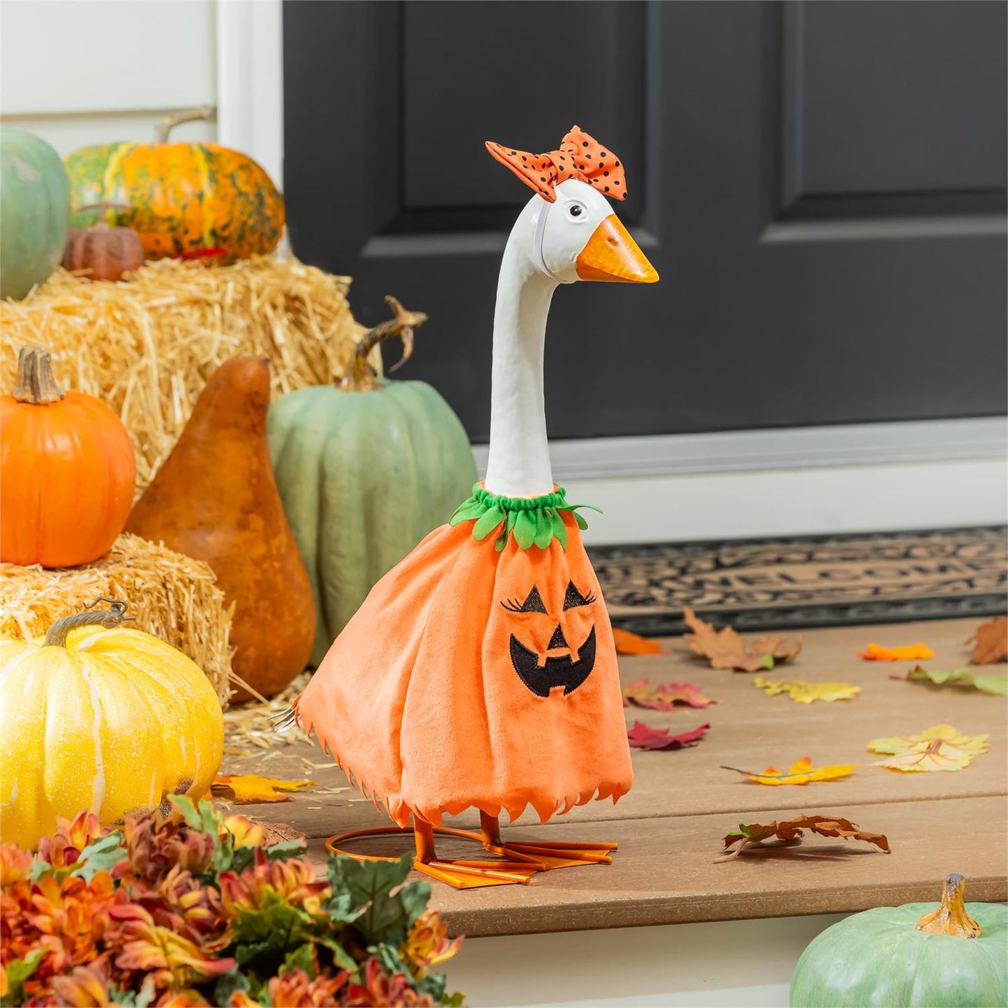 Goose Outfit - Pumpkin Poncho