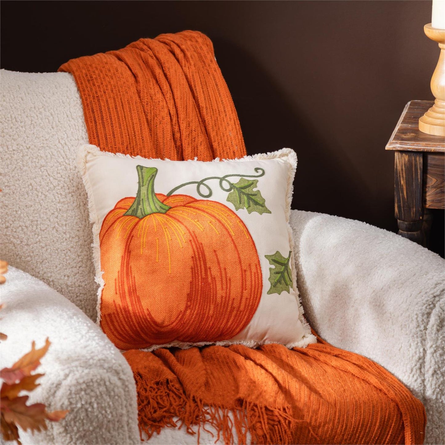 16"x16" Pillow - Harvest Blossom Throw