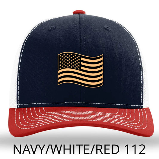 Hat - USA Flag Nvy/Rd/White