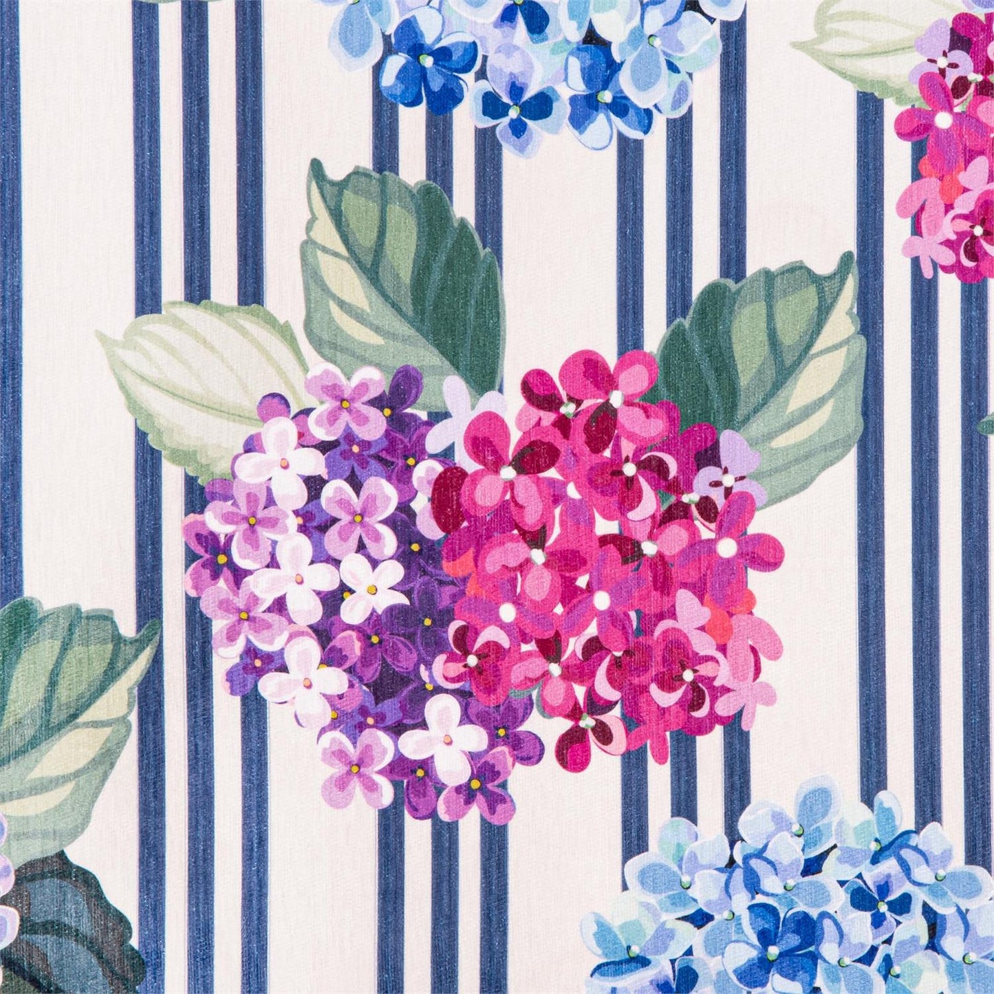Washable Mat - Mat 24"x36" Hydrangea Stripe