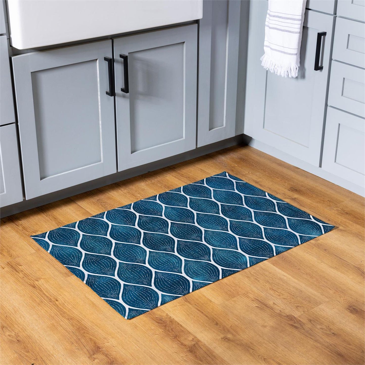 Washable Rug 24x36 - Gilded Meadow Geometric