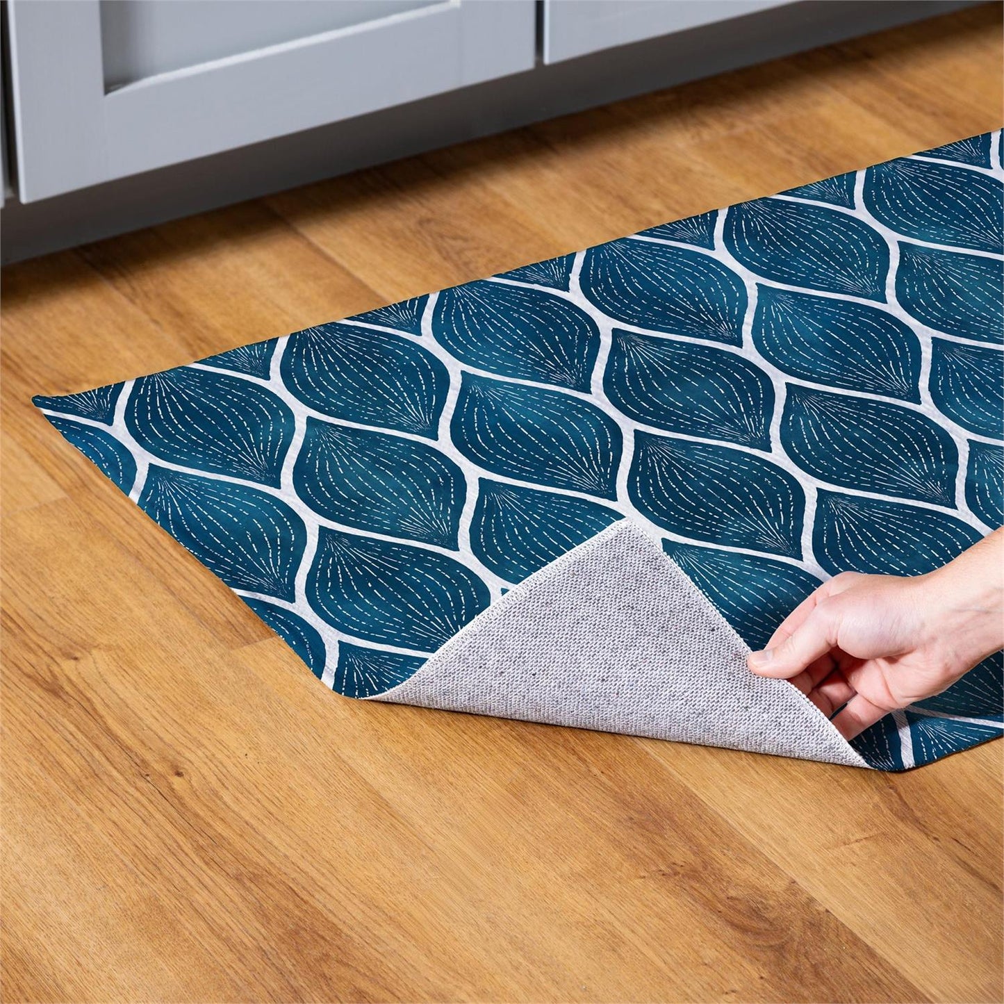 Washable Rug 24x36 - Gilded Meadow Geometric