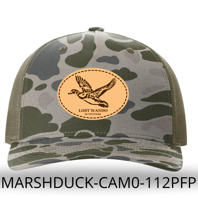 Hat - Wood Duck Marsh Duck Camo/Green 112