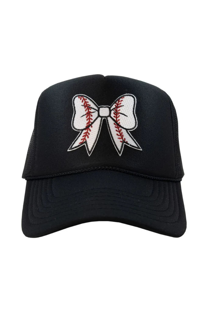 Foam Trucker Hat - Baseball Bow