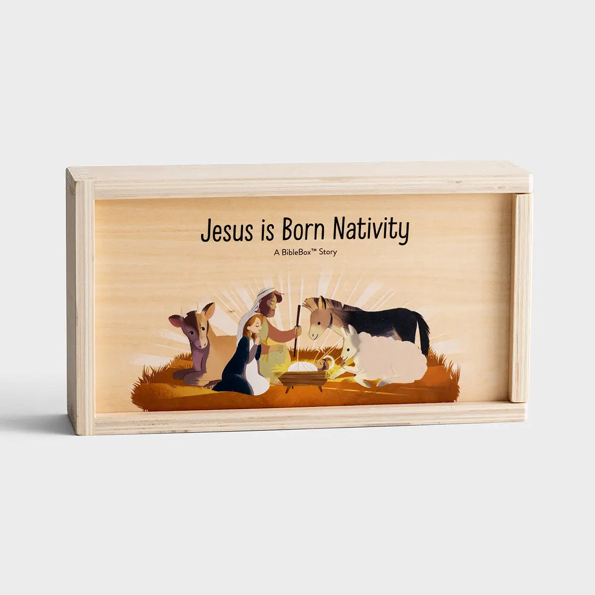 Jesus is Born Nativity Box