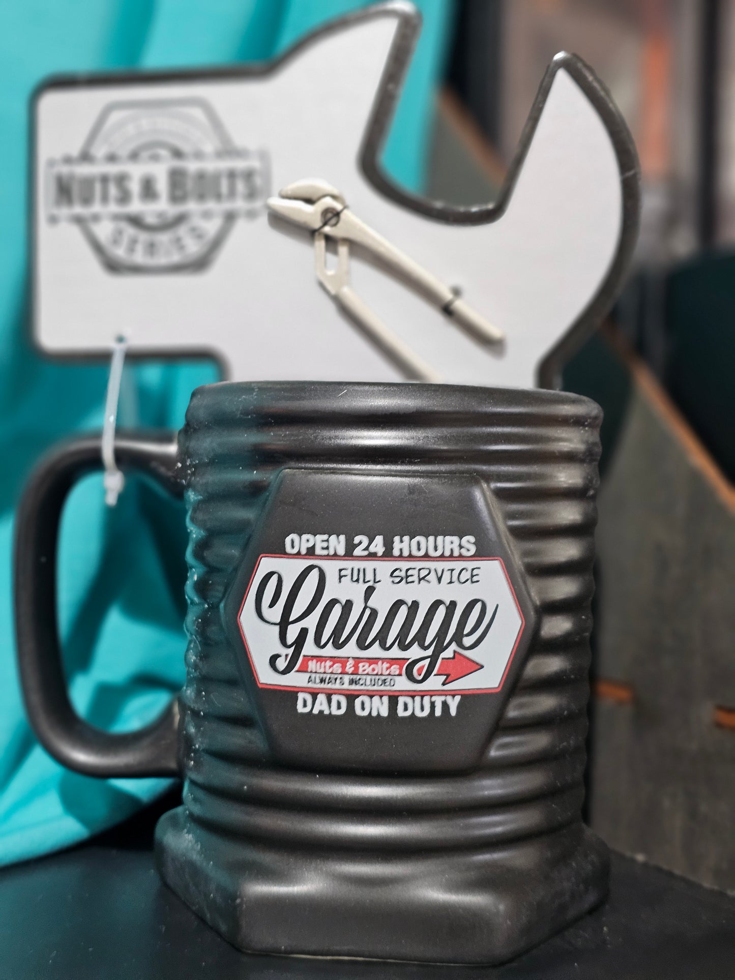 Nuts & Bolts Mug - Dads Garage
