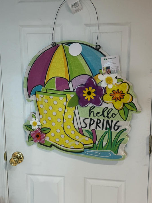 Estate Door Decor - Hello Spring/Hello S