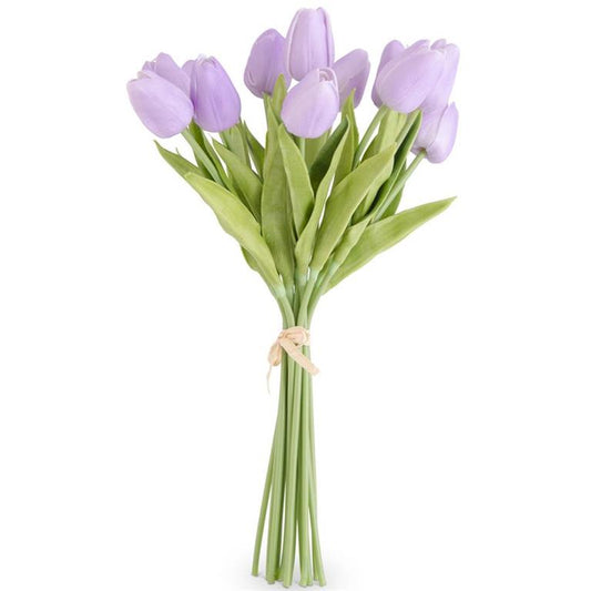 Light Purple Real Touch Tulip Bundle