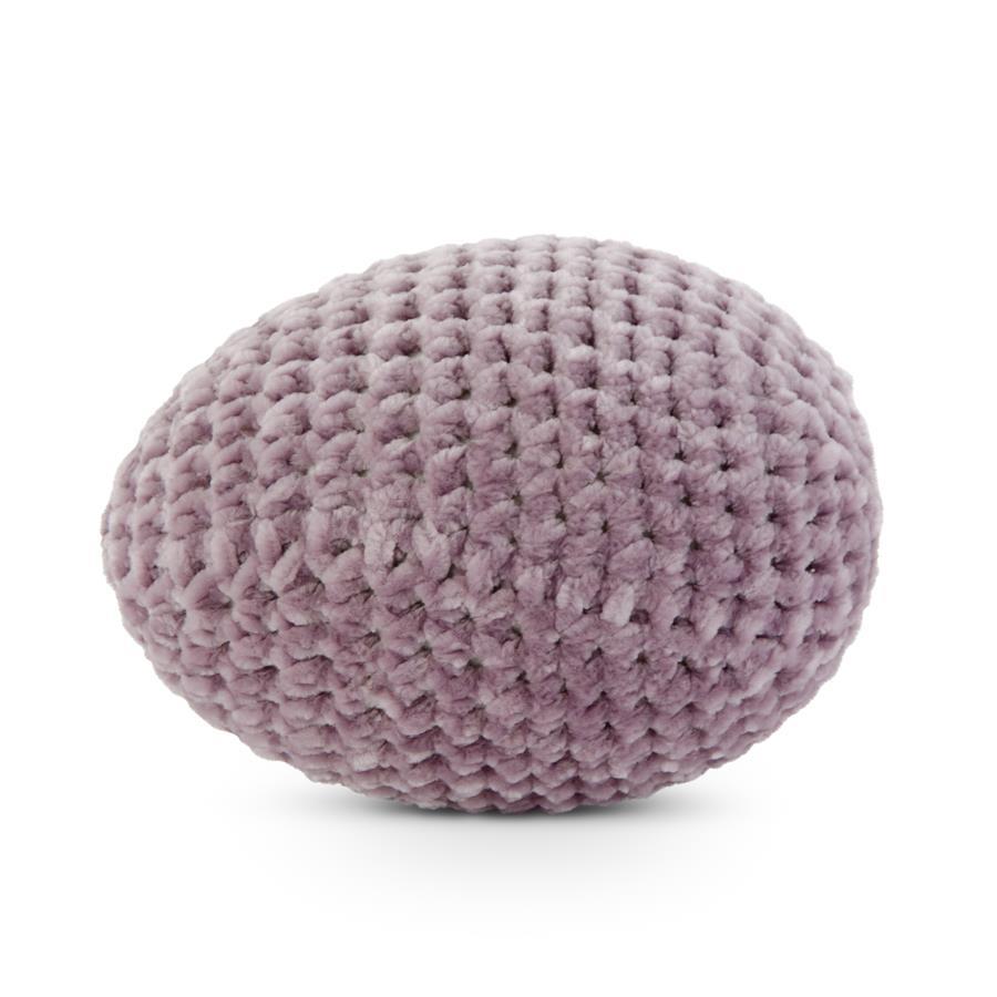 5" Purple Crochet Easter Egg