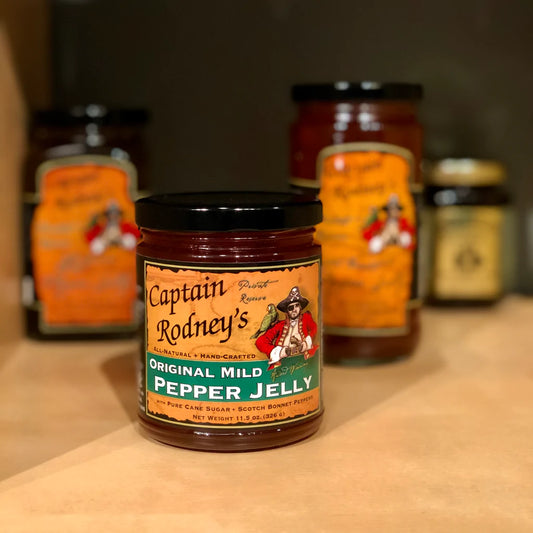 Captain Rodney's Mild Pepper Jelly.