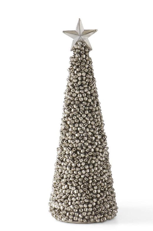 13.5" Silver Jingle Bell Tree